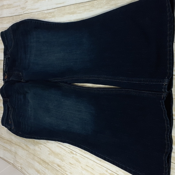 Rider by Lee Mid-Rise Bootcut Curvy Blue Jeans Waist 38" - Picture 8 of 16